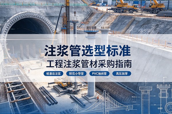 长寿区注浆管选型标准